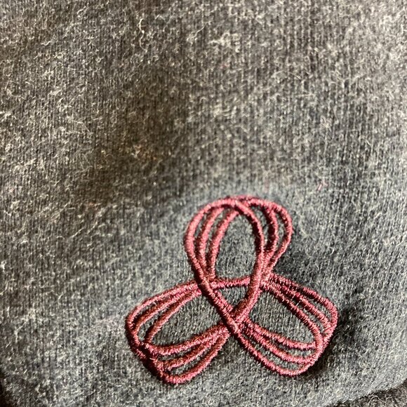 # 102 TNA Distressed Dark Grey Hoodie, Size Small - Picture 3 of 5